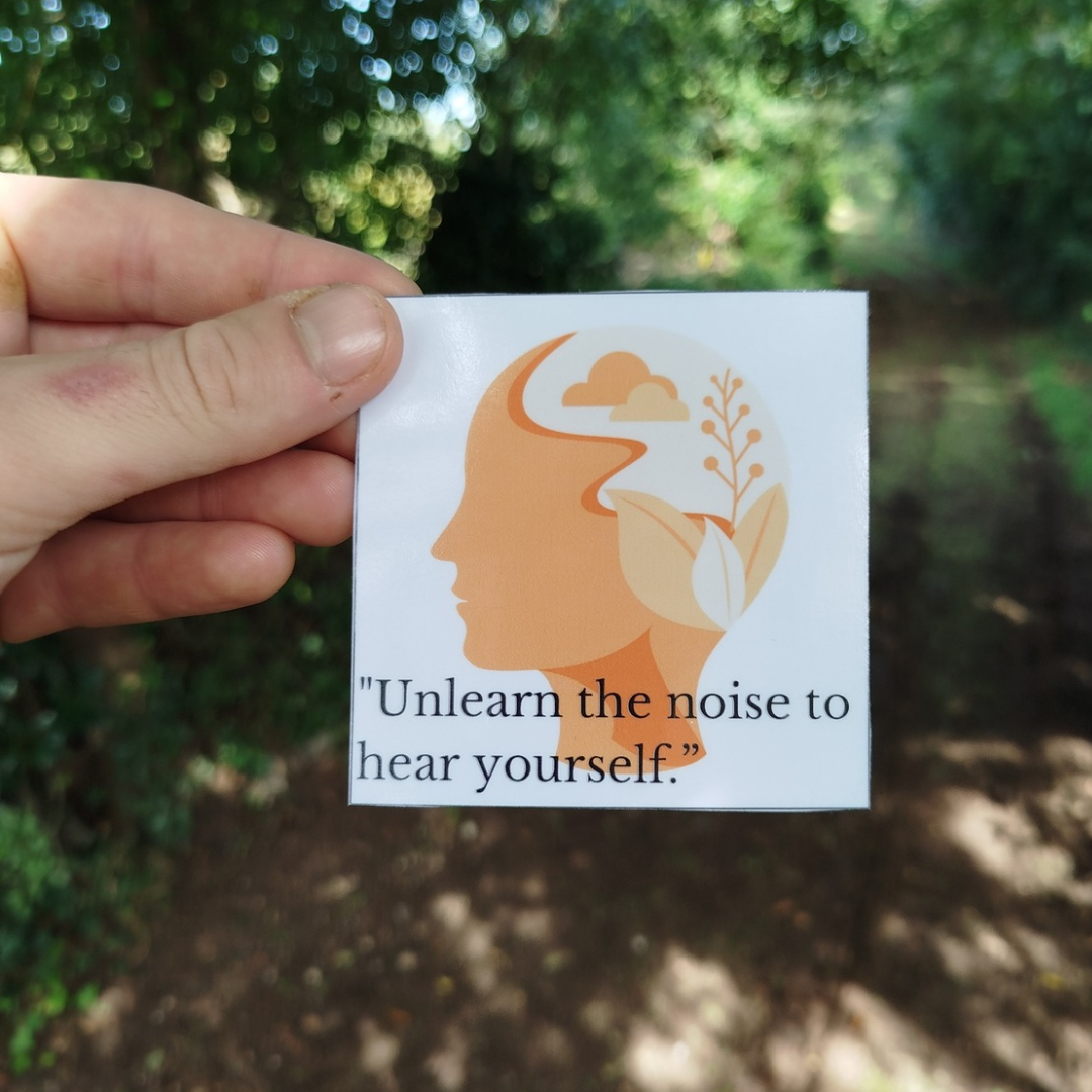 Set of 5 inspirational stickers [8x8 cm]
