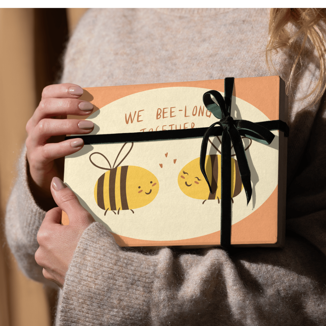 [x10]6x4 cm We bee-long together stickers