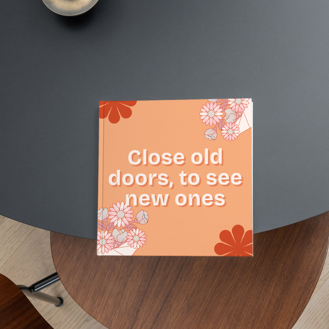 [x10]Close old doors - to see new ones 5x5 sticker