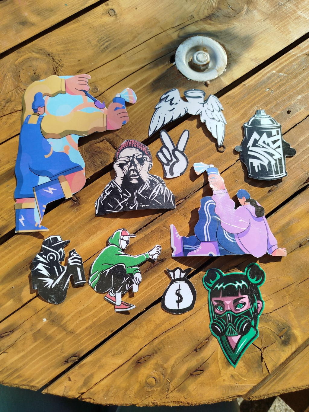 🔥Custom Graffiti Letters Stickers 🔥